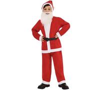 Rubies Official Value Santa Child Costume, Kids Christmas Fancy Dress, Age 5-6 Years