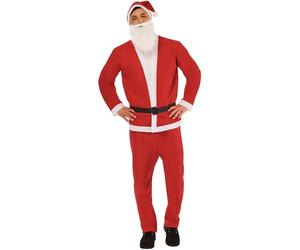 Rubies Official Value Santa Costume, Adult Christmas Fancy Dress