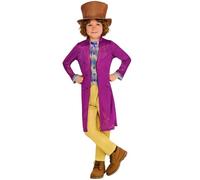 Rubies Official Warner Brothers Willy Wonka Child Costume, Kids Fancy Dress, Size Ages 5-6 Years