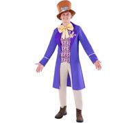 Rubies Official WB Willy Wonka Costume, Adults Fancy Dress