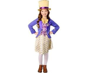 Rubies Official WB Willy Wonka Girls Costume, Kids Fancy Dress