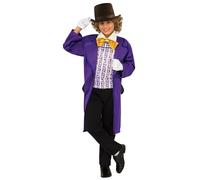 Rubie's Official Willy Wonka and The Chocolate Factory Childs Costume, Kids Book W haracter