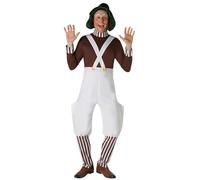 Rubies Official Willy Wonka and The Chocolate Factory Oompa Loompa Adults Costume (Large) Halloween