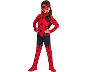 Rubies Official Zag America Miraculous Ladybug Child Costume, Kids Fancy Dress