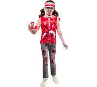 Rubies Official Zombie Burger Worker, Child Costume, Size Large Halloween