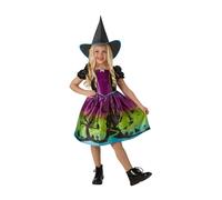 Rubies Official Ombre Witch Girls Halloween Costume, Childs Size Medium 5-6 Years Halloween