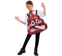 Rubies Pooper the Brave kids costume tabard with removable fly dark red