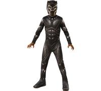 RUBIE'S R1000892T910 Fancy Dress Black Panther Halloween Costume, Armor, 9-10 Years