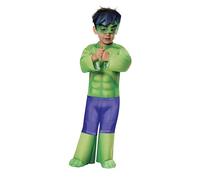 RUBIE'S R1002084T23 Déguisement Hulk Fancy Dress, Cartoon, Green, 2-3 Years