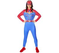 RUBIES R1002090M Déguisement Captain Marvel Costume, red/Blue, M