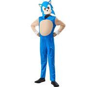 Rubies Official Sega Sonic The Hedgehog Costume for Boys and Girls Onesie and Mask for Christmas, Carnival, Halloween, Birthday