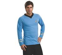 Rubie's Star Trek Classic Deluxe Blue Shirt Fancy Dress (Small)