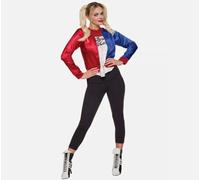 Harley Quinn Ladies Fancy Dress Suicide Squad Halloween Womens Villain Costume