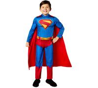 Rubie's Costume Deluxe Superman Official DC Kids Superhero Fancy Dress Size 7-8 Years
