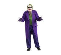 Mens Deluxe Batman The Joker Fancy Dress Costume Standard Size