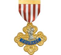 Rubies The Wizard of Oz: Cowardly Lion Badge of Courage for Kids or Adults, Unisex No Size