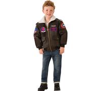 Rubie's Top Gun Child's Costume Bomber Jacket Medium