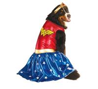 Rubies unisex adult 580286 Official s DC Comic Wonder Woman Pet Dog Costume Super Hero Gift Big Dog Size XXXL, Black, XXL UK Halloween Halloween