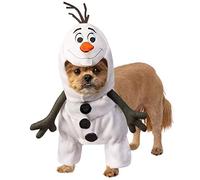 Rubie's unisex adult Disney: Frozen 2 Olaf Pet Costume Party Goods, White, M Neck 14.5 Girth 20 Back 15 US