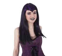 Rubies Vampiress Wig Fancy Naughty Adult, One Size Modern talla única Black and Lilac