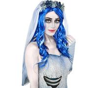 Rubies Women's Corpse Bride Costume Wig, As Shown, One Size, As Shown, One Size