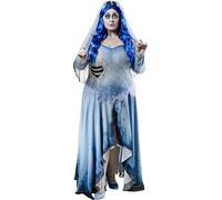 Rubies Women's Corpse Bride Emily Plus Size Costume Dress with Veil and Gauntlets, 3X, for Parties, Halloween and More