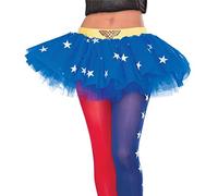 Rubies 38007_NS Dc Superheroes Tutu Skirt Wonder Woman Costume Bottoms, Stars, One Size