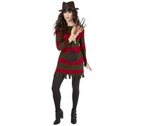 Nightmare On Elmstreet Sexy Female Freddy Adult Costume X-Small
