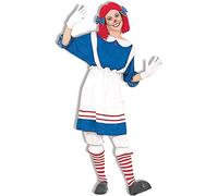 Rubies Women's Rag Doll Girl Costume, Blue, One Size