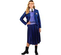 Rubies Women's Wednesday Nevermore School Uniform Costume, Blue, X-Large