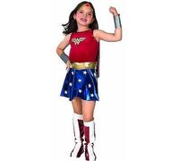 Rubie's Costume Deluxe Wonder Woman – Girls Superhero Fancy Dress Book Day Age 5-10