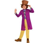 Rubies Official Warner Brothers Willy Wonka Child Costume, Kids Fancy Dress, Size Ages 5-6 Years Halloween