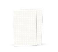 Rubigo 8mm Coloured Dot Stickers - 1500/3000 Sticky Dots in 10 Assorted Colours, Circle Labels for Calendars, Planners, Crafts, Office & School Use (White, 3000 Dots)