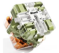 Rubik Race Game,Large Labyrinth 3D Puzzles Maze Cube,Gravity Three-Dimensional Magic Cube Brain Teaser Ball, Engaging Brain Teaser Toy,Magic Cubes & Ball, Dual-Use, Brain Training Puzzle (A)