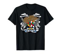 Rubik Rubix Rubics Magic Cube Puzzle Solvers Players Graphic T-Shirt