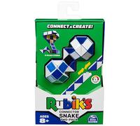 Rubik’s Connector Snake, Two-Pack Cubes 3D Puzzle Game Stress-Relief Fidget Toy Activity Cube Travel Game Gift Idea, for Adults and Kids Ages 8 and up
