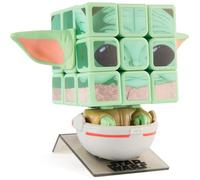 Rubik’s Cube, Star Wars Grogu Cuber with Display, Mandalorian’s The Child Brain Teaser Puzzle for Adults, Challenging Brain Teaser Fidget Toy for Kids, Collectible Star Wars Toy, for Ages 8 and Up