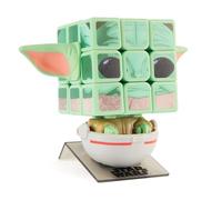 Rubik’s Cube, Star Wars Grogu Cuber with Display, Mandalorian’s The Child Brain Teaser Puzzle for Adults, Challenging Brain Teaser Fidget Toy for Kids, Collectible Star Wars Toy, for Ages 8 and Up