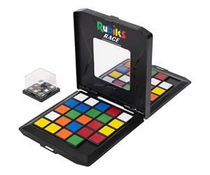 Rubik’s Race Classic Fast-Paced Strategy Sequence Board Game, Ultimate Face to Face Two-Player Game