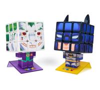 Rubiks Cube Batman & Joker Cubers Amazon Exclusive 2-Pack DC Comics Collectible Fidget Toy & Desk Decor Challenging Brain Teaser for Fans of