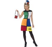 Rubik's Cube Costume, with Headband