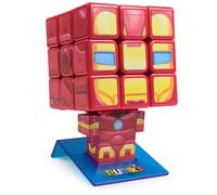 Rubiks Cube Iron Man Cuber Problem-Solving Brain Teaser Collectible Fidget Toy Marvel Christmas Gifts for Teens Stocking Stuffers for Ages 8+