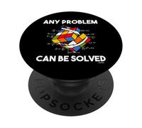 Rubik's Cube Magic Cube Retro Rubi Vintage Nerd PopSockets Adhesive PopGrip