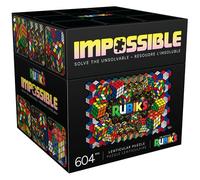 Rubik's Cube, Rubik's Impossible, Lenticular Jigsaw Puzzle of 604 Pieces, Ages 14 and Up