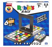 Rubik's Race, Ace Edition Classic Fast-Paced Puzzle Strategy Sequence Two Player Board Game, for Kids & Adults Ages 8 and up