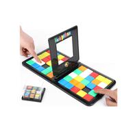 Rubiks Race Puzzle Board Game - Multicolor Sliding Mind-Strategy Challenge for Kids & Adults