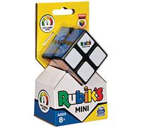 Rubik's, Spin Master, The Cube 2X2 Mini, The Original, with 2 Layers of 4 Cubes, Professional Puzzle in Color Combination, Pocket, Suitable for 8+ Children,