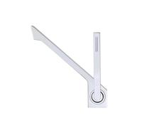 Rubinetto miscelatore per lavabo da bagno Grigio Canna di Fucile - Rubinetto a cascata per Acqua calda e fredda, kit per lavabo in Metallo per mobiletto, finitura nera, a