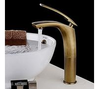 Rubinetto per lavabo in ottone, miscelatore Caldo/Freddo, rubinetto per lavabo durevole per il Design del bagno, rubinetto Elegante, facile installazione, accessori per b