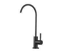 Rubinetto per lavello da cucina in Acciaio INOX, rubinetto di raffreddamento a 1 foro, filtro per Acqua a osmosi inversa Nero, resistente ed Elegante per cucine Moderne